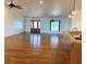 Spacious living room with hardwood floors and high ceilings at 132 Peckham Se St, Port Charlotte, FL 33952