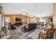 Open living room and dining area with wood floors at 8227 Rhanbuoy Rd, Spring Hill, FL 34606