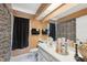 Clean bathroom with updated vanity and shower at 8227 Rhanbuoy Rd, Spring Hill, FL 34606