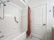 Clean bathroom with tub/shower combo and updated fixtures at 4138 Central Sarasota Pkwy # 1524, Sarasota, FL 34238