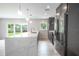 Modern kitchen with marble countertops and stainless steel appliances at 1227 Arden Ave, Clearwater, FL 33755