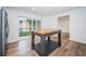Modern kitchen with island and breakfast bar at 2156 Masters Ct # 2156, Dunedin, FL 34698
