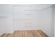 Large closet with wire shelving, providing versatile storage solutions at 2156 Masters Ct # 2156, Dunedin, FL 34698