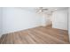 Spacious bedroom with neutral walls and laminate flooring at 2156 Masters Ct # 2156, Dunedin, FL 34698
