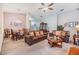 Spacious living room with comfortable seating and a dining area at 13235 Meadow Golf Ave, Hudson, FL 34669
