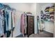 Spacious walk-in closet with ample shelving and hanging rods at 8367 Ender Hills Dr, Wesley Chapel, FL 33545