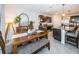 Modern kitchen with dark cabinets and granite countertops at 8367 Ender Hills Dr, Wesley Chapel, FL 33545