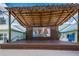 Outdoor stage with a large screen for entertainment at 8367 Ender Hills Dr, Wesley Chapel, FL 33545