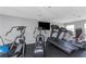 Well-equipped fitness center with treadmills, ellipticals, and other exercise machines at 105 Pompano Se Dr # A, St Petersburg, FL 33705