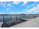 Private boat dock on the waterfront at 105 Pompano Se Dr # A, St Petersburg, FL 33705