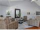 Comfortable community room with seating and a coffee table at 105 Pompano Se Dr # A, St Petersburg, FL 33705