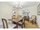 Elegant dining room featuring a wood table and comfortable seating at 36750 Us Highway 19 N # 05102, Palm Harbor, FL 34684