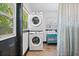 Convenient laundry room with stackable washer and dryer at 2111 Burlington N Ave, St Petersburg, FL 33713