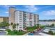 High-rise condo building on waterfront with parking and tennis at 660 Island Way # 506, Clearwater Beach, FL 33767