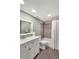 Clean bathroom, featuring a shower/tub combo at 660 Island Way # 506, Clearwater Beach, FL 33767