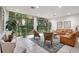 Relaxing common area with leather furniture and large windows at 660 Island Way # 506, Clearwater Beach, FL 33767
