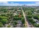 Aerial view showcasing the home's location and neighborhood at 2111 Burlington N Ave, St Petersburg, FL 33713