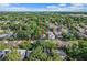 Aerial view showcasing home's location and neighborhood at 2111 Burlington N Ave, St Petersburg, FL 33713