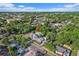 Aerial view of a house and surrounding area at 2111 Burlington N Ave, St Petersburg, FL 33713