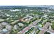 Aerial view highlighting condo location and landscape at 1241 S Martin Luther King Jr Ave # 104, Clearwater, FL 33756