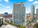 Aerial view of modern high rise building in the city at 175 1St S St # 406, St Petersburg, FL 33701