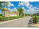 Entrance to Laurel Vista community with signage and gated access at 19501 Sea Myrtle Way, Tampa, FL 33647