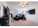 Spacious bonus room, perfect for a home office or media room at 19501 Sea Myrtle Way, Tampa, FL 33647