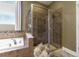 Spa-like bathroom with a large walk-in shower and updated fixtures at 19501 Sea Myrtle Way, Tampa, FL 33647