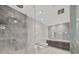 Spa-like bathroom with soaking tub and walk-in shower at 3030 W Santiago St # 4, Tampa, FL 33629