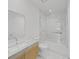 Elegant bathroom with walk-in shower and marble floors at 3030 W Santiago St # 4, Tampa, FL 33629