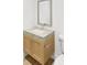 Modern bathroom with floating vanity and marble countertops at 3030 W Santiago St # 4, Tampa, FL 33629