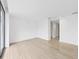 Bright and airy bedroom with hardwood floors and an ensuite bathroom at 3030 W Santiago St # 4, Tampa, FL 33629