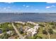 Aerial view of condo community by the waterfront and bridge at 50 Coe Rd # 224, Belleair, FL 33756