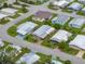 Bird's-eye view of the home, showing its placement within the neighborhood and lot size at 35027 Wagner Way, Zephyrhills, FL 33541