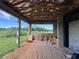 Unfinished outdoor kitchen area with plumbing and electrical at 8100 Spring Forest Ln, Wesley Chapel, FL 33544