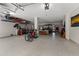 Spacious garage with golf cart, bikes, and ample storage at 2600 Quincy S St, Gulfport, FL 33711