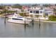 Waterfront property with large yacht and private dock at 490 Laguna Dr, Tierra Verde, FL 33715