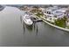 Luxury waterfront property with private dock and yacht at 490 Laguna Dr, Tierra Verde, FL 33715