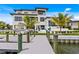 Private dock with access to the water at 490 Laguna Dr, Tierra Verde, FL 33715