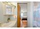 Charming bathroom with a vanity and shower at 34045 Brown Bayou, Wesley Chapel, FL 33543