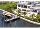 Luxury waterfront home with private pool and boat dock at 490 Laguna Dr, Tierra Verde, FL 33715