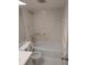 Bathroom with bathtub, toilet and grab bars at 8100 Dr Martin Luther King Jr N St # 208, St Petersburg, FL 33702