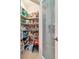 Well-organized pantry with ample shelving for food storage at 6342 Kenava Loop, Palmetto, FL 34221