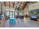 Community room with area and wildlife mural at 7806 Grasmere Dr, Land O Lakes, FL 34637