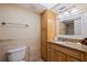 Bathroom with granite vanity and tiled floor at 18610 Gulf Blvd # 402, Indian Shores, FL 33785