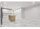 Modern kitchen with white cabinets, quartz countertops and stainless steel appliances at 2138 -1 W Beach St, Tampa, FL 33607