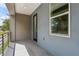 Private balcony with modern tile flooring at 2138 -1 W Beach St, Tampa, FL 33607