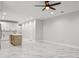 Modern kitchen with white cabinets and an island at 2138 -1 W Beach St, Tampa, FL 33607
