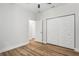 Spacious bedroom with double doors leading to another room and ample closet space at 2138 -1 W Beach St, Tampa, FL 33607