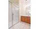 Bright bathroom with walk-in shower and tiled floor at 1908 Sterling Glen Ct, Sun City Center, FL 33573